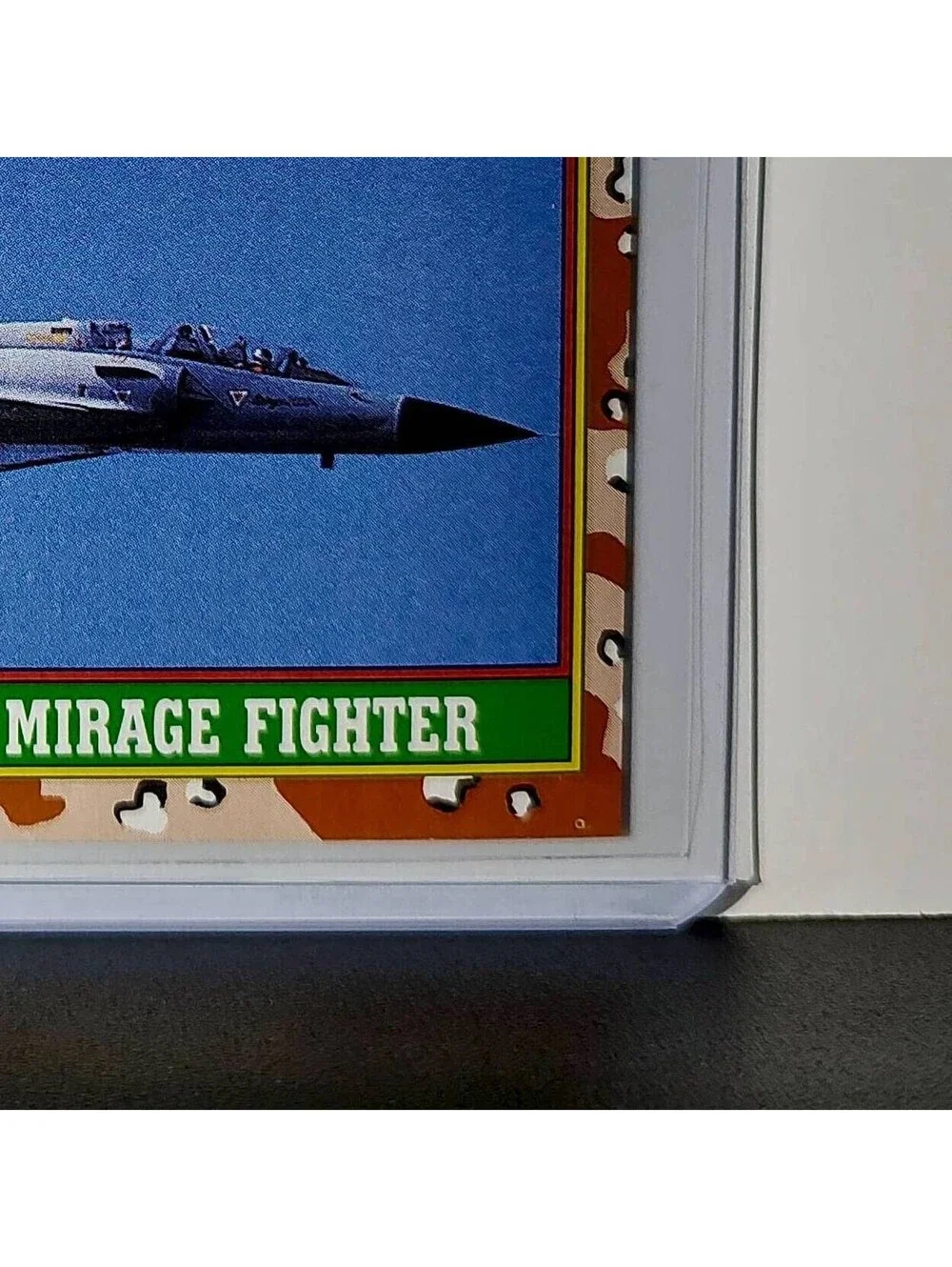 French Mirage Fighter 1991 Topps Desert Storm #18 Card - Picture 6 of 10